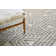 Eaton Chevron Hand-Knotted Charcoal/Ivory Area Rug