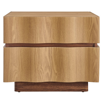 Isola 2 Drawer Nightstand In Walnut