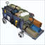 Chariots de plage utilitaires robustes avec hayon ouvert et roues tout-terrain, capacité de 500 lb, cadre ultra-stable breveté, aucun assemblage requis