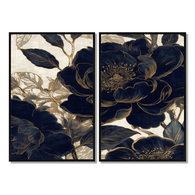 Regnier - impressions sur toile bleues