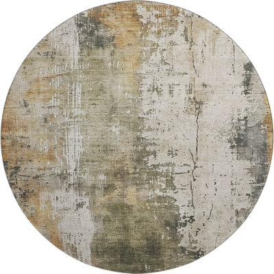 Premium Machine Washable Baford AMF1649 Abstract Rug