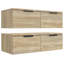vidaXL Wall Cabinet Storage Cabinet for Living Room Engineered Wood-1061268569