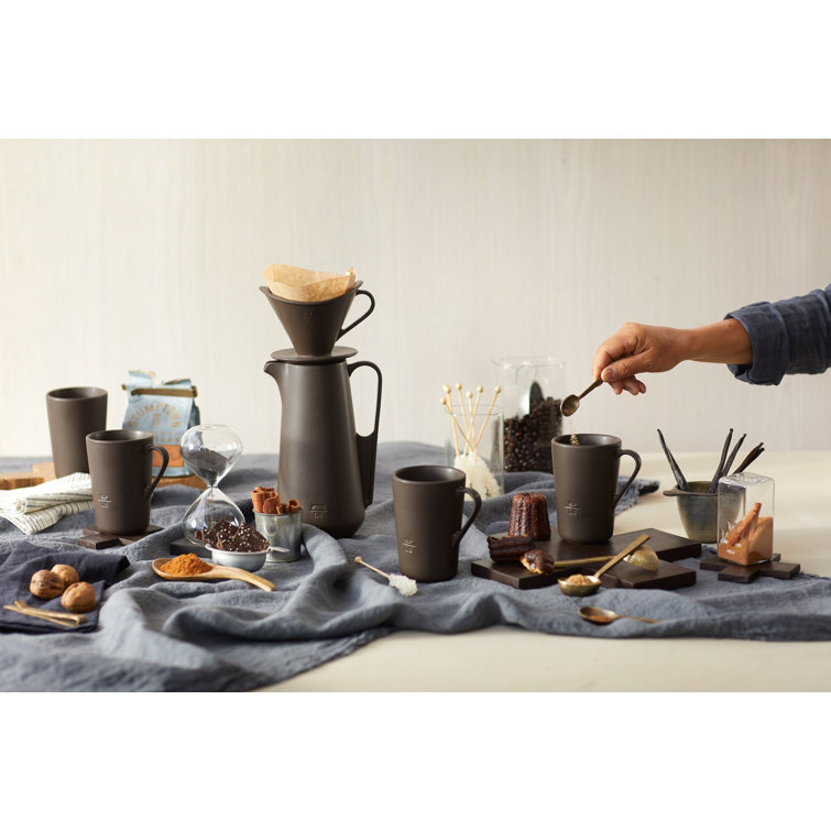 Magenta Rae Dunn Heritage Icon 4 Piece Coffee Mug Set & Reviews