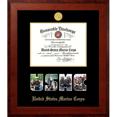 Marine Discharge Honor Picture Frame