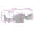 Vidaxl Garden Sofa Set Gray