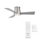 Hug 44'' 3 Blade Ceiling Fan with LED Light Kit