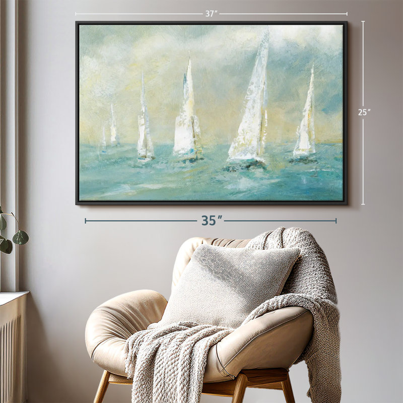 " Ocean Breeze II ", 25" H x 37" W