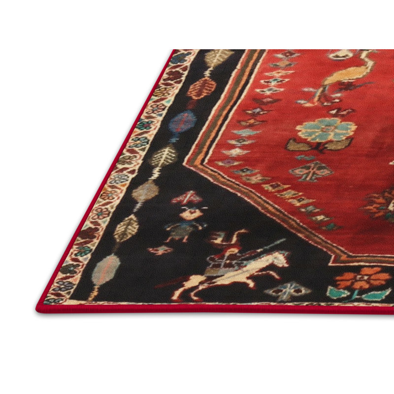 Tapis rouge à motif sud-ouest, Rectangle 5 pi x 7 pi