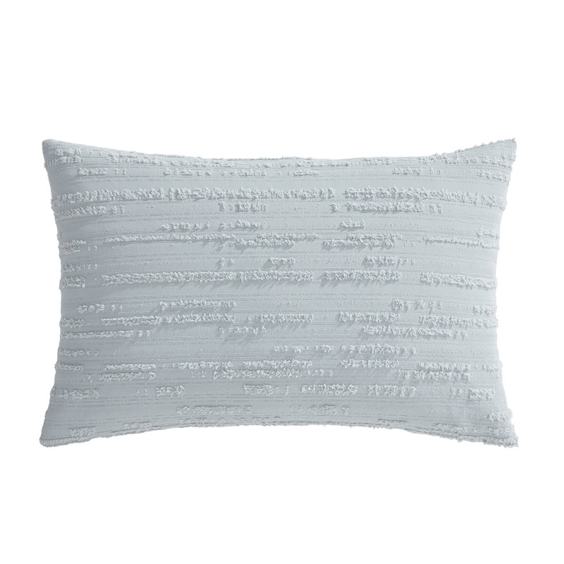 OREILLER DÉCORATIF OSLO AQUA BOUDOIR, Rectangle H 14 po x l 22 po