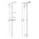 Adjustable Bathtub Shower Faucet Set, Slide Bar Shower System with Handheld Shower Head Set