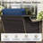  Outdoor Rattan Swivel Rocking Chair With Cushions (Set of 2)-415988155