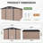 10 Ft. W X 12 Ft. D Outdoor Metal Storage Shed-105896369