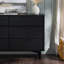 Ahlia Solid Wood 133 cm W Chest of 6 Drawers-198976644
