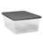 Homz 12 Qt Stackable Plastic Storage Container w/Snaplock Lid (4 Pack)-98967445