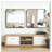 Metal Framed Square Bathrrom Mirror for Wall-378385629