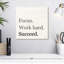 Tergel Focus Work Hard Succe-109372678