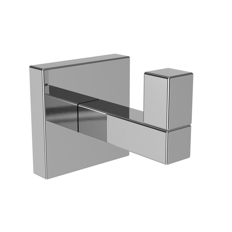 Lineal Single Robe Hook, Polished Chrome