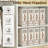 4-Pack Foldable Bedding Storage Bags For Sheets And Pillows, With Window, Beige