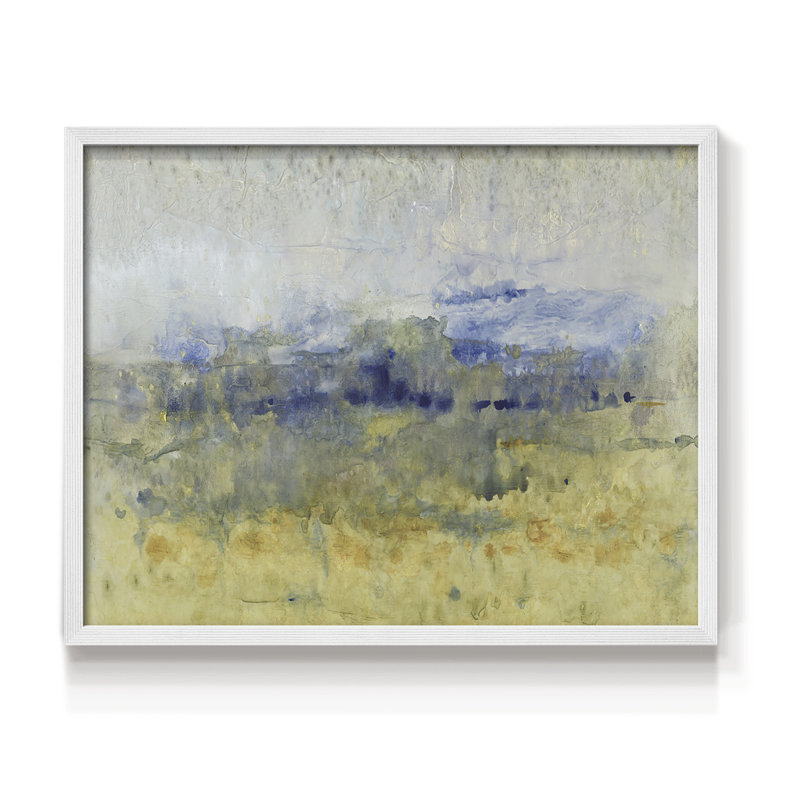 Open Terrain II - Reproduction encadrée - Restickable, H 8 po x l 10 po, Blanc
