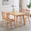 Chaises de salle à manger en bois d'hévéa Ternell-21425387
