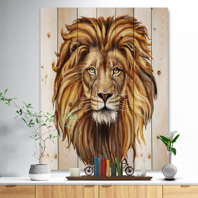 Alfaro King Lion Aslan - impression d'art graphique