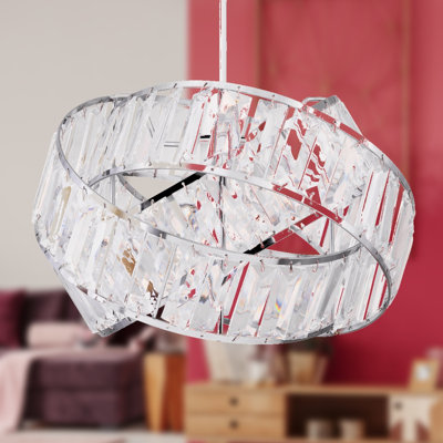 19.5cm H Plastic Novelty Pendant Shade ( Uno ) in Transparent