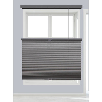 Dark Grey TDBU Light Filtering Collection Cordless Room Darkening Cellular Shade