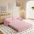 Pull Out Sofa Bed, 3-in-1 Convertible Sleeper Sofa with Side Storage-1326322775