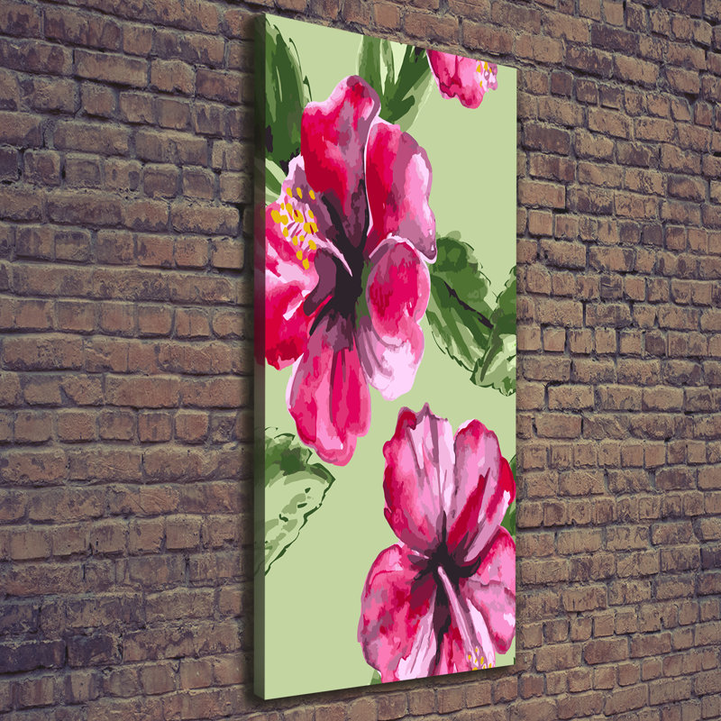 Hawaiian Flowers - Wrapped Canvas Print