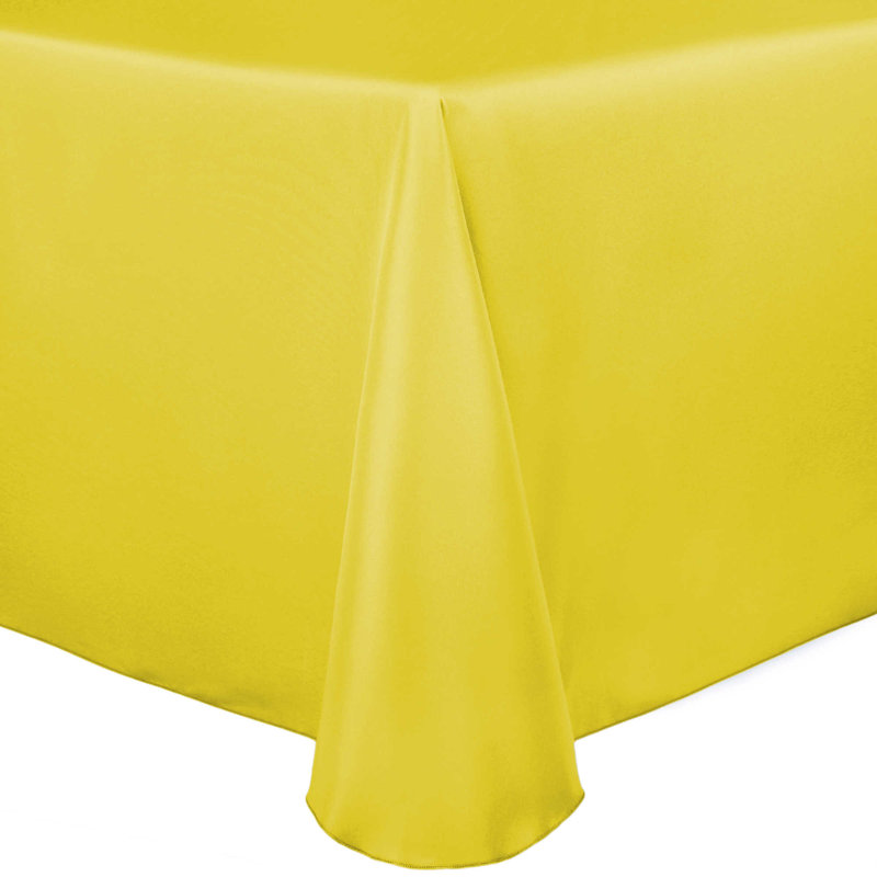 Ultimate Textile Oval Tablecloth, 3, 104" x 70", Lemon
