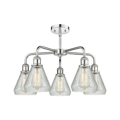 Lustre conique à 5 lumières Kotter