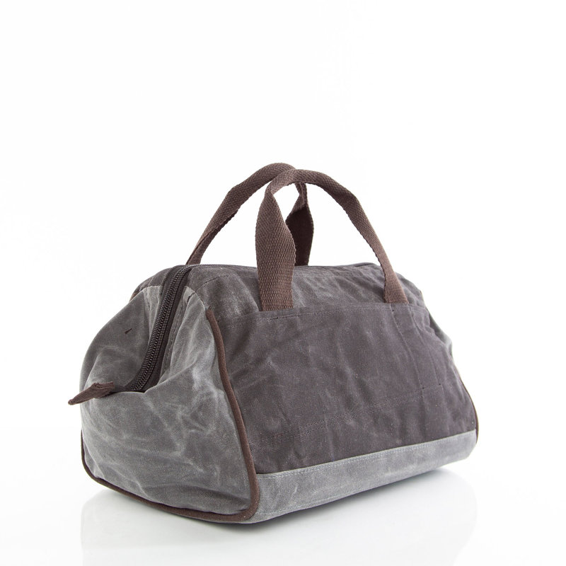 Sac à outils ciré, Noir