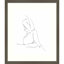 «Nude Contour S Croquis I», reproduction de photo encadrée sur papier-1009446365-1009446366