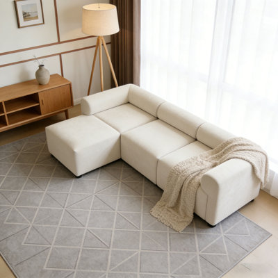 Canapé modulaire modulaire en chenille