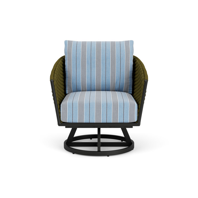 Escape Outdoor Swivel Lounge Chair, Hansen Sky