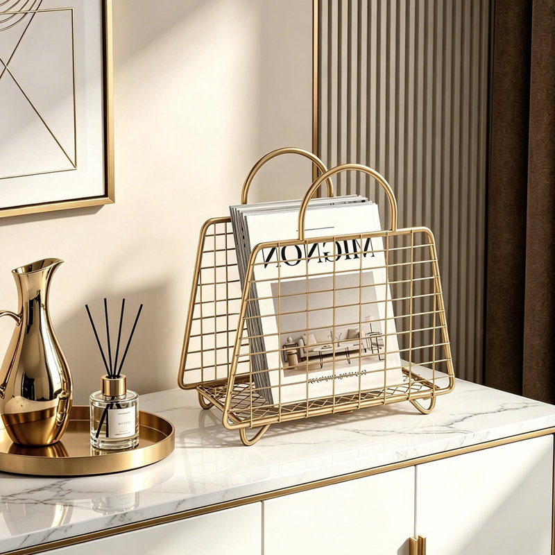 Modern Magazine Rack Floor