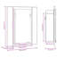 40mm W 45mm H Medicine Cabinet Mirror-562275021