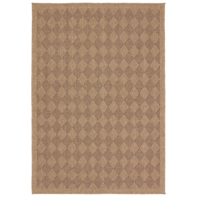 Lorrison Geometric Indoor / Outdoor Rug, Rectangle 5' x 8'