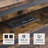 Rustic Brown Queen Bed Frame, Headboard With Storage & Led, Charging Station, Build, No Box Spring, Easy To Assemble, Noise- Comfortable Home Vintage Bed, Led , Structure, Assembly, Quiet Space