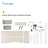 Modernchamp 63'' Dual Motor Height Adjustable Standing Desk With Laminate-88086879