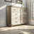 9 Drawer Dresser For Bedroom, Tall Dresser With Wide Drawers & Ornately Carved Metal Handles-1097998590