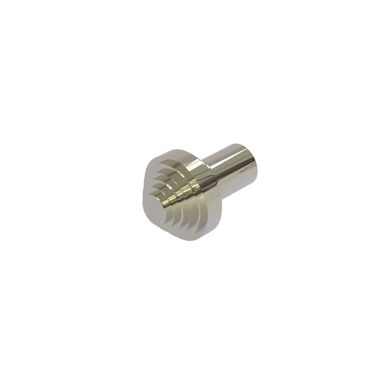 Southbeach 1" Length Knob, Polished Nickel