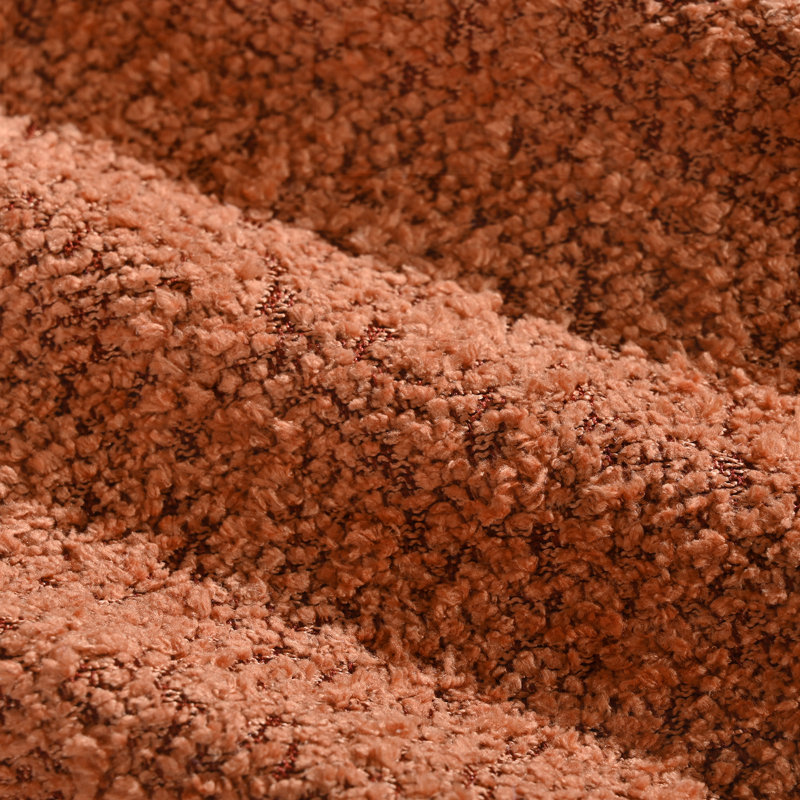 Canapé modulaire modulaire en forme de L, siège très grand, conception à tirette, repose-pieds mobile, mousse haute densité et structure en métal et bois robuste en tissu bouclé