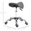 Tabouret ergonomique à roulettes en cuir polyuréthane