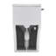 Toilette une pièce moderne en céramique blanche 1,28 GPF avec cuvette allongée Siphonic