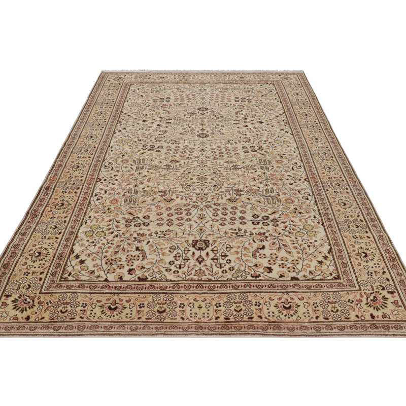 One-of-a-Kind 6’4”x9’7” Hand Knotted Area Rug