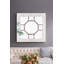 Miroir mural 48 "x 48" avec cadre en miroir