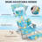 Backpack Folding Beach Chair With Adjustable Sunshade, Backrest And Footrest, Reclining Lounge Chair Facedown Tanning Chair For Beach Camping Pool Patio-1640630514-1626001946