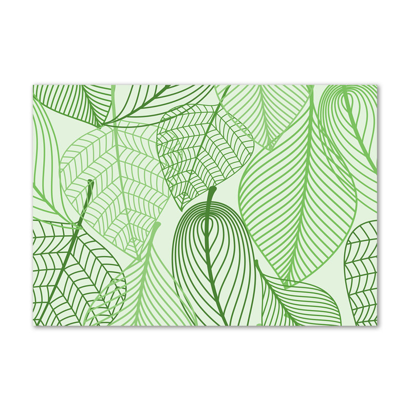 Leaves Pattern - Wrapped Canvas Print