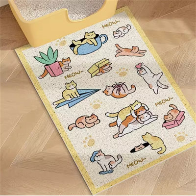 Tapis filtrant pour litière pour chat
